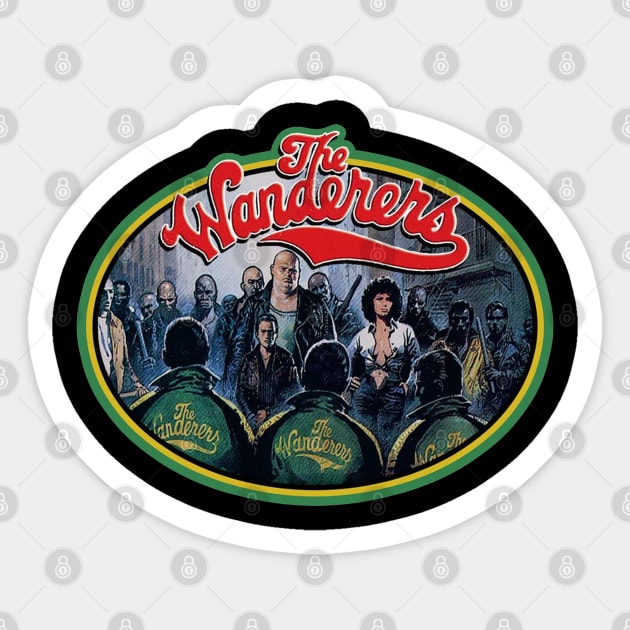 The Wanderers Vintage Image Sticker by BergeronArt